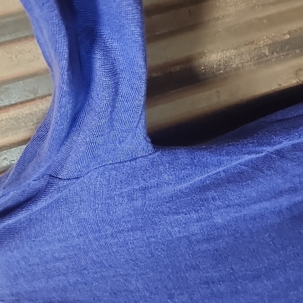Women's Blue Long Sleeve Top - Picture 5 of 7